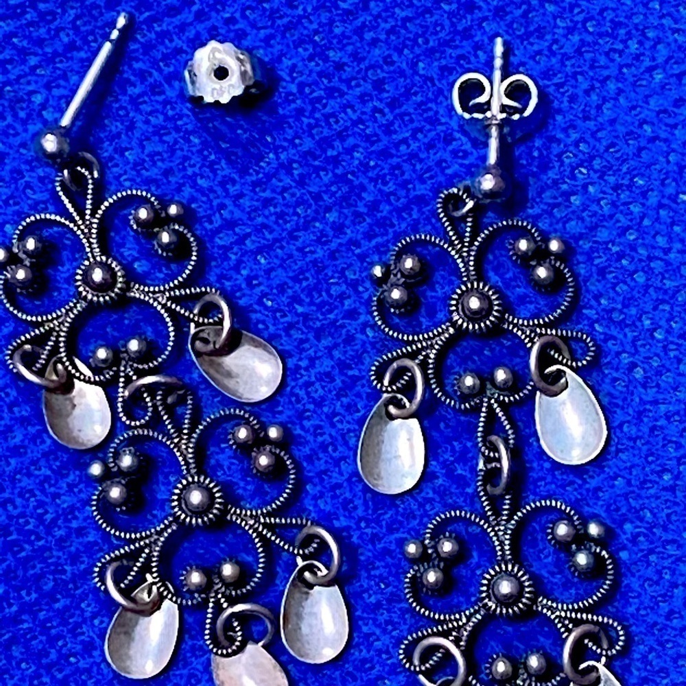 Norwegian Silver Earrings